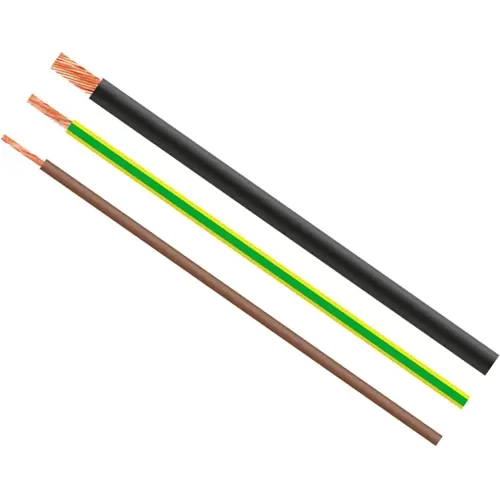 PVC-Schaltlitze, H07V-K, 35 mm², blau, Außen-Ø 11,7 mm, 29243 Markenware