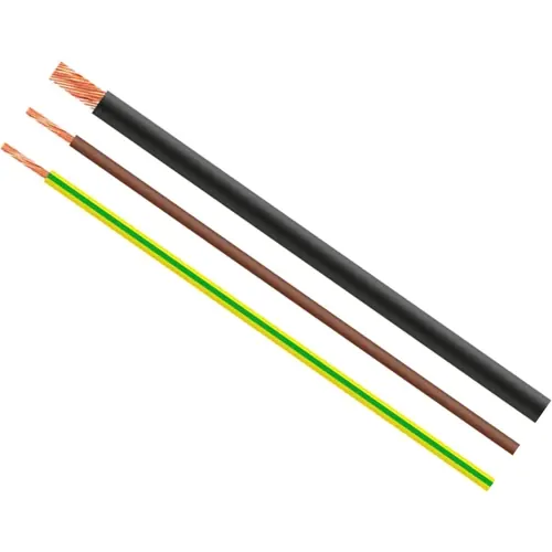 Polyolefin-Schaltlitze, halogenfrei, H07Z-K, 16 mm², schwarz, Außen-Ø 8,4 mm, 51813 Markenprodukt