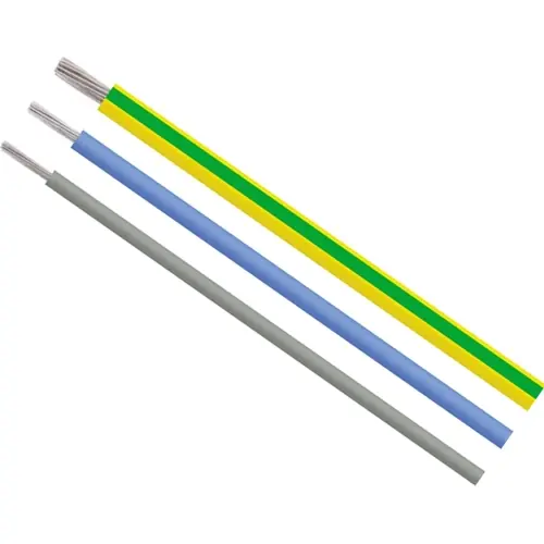 Echt XLPO-Schaltlitze, halogenfrei, HELUTHERM 145, 0,5 mm², weiß, Außen-Ø 1,9 mm, 51285