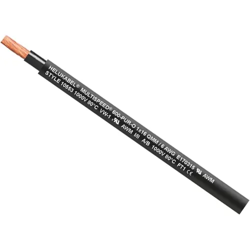 Must-Have PP-Schleppketten Aderleitung, halogenfrei, MULTISPEED-600-PUR-J, 6,0 mm², schwarz, 25269