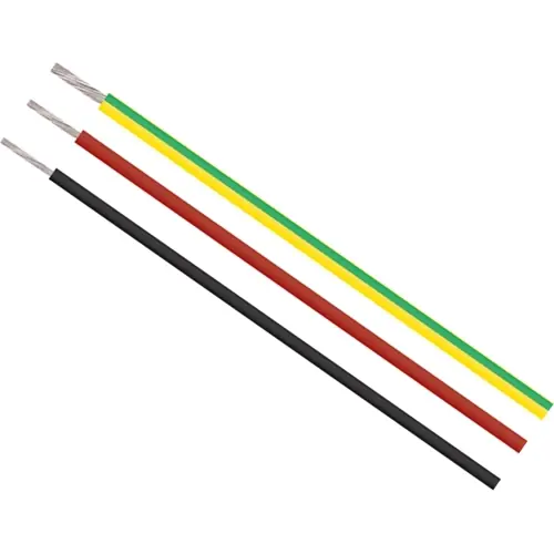 Top-Preis Silikon-Schaltlitze, halogenfrei, SiF, 0,5 mm², grün/gelb, Außen-Ø 2,1 mm, 23313