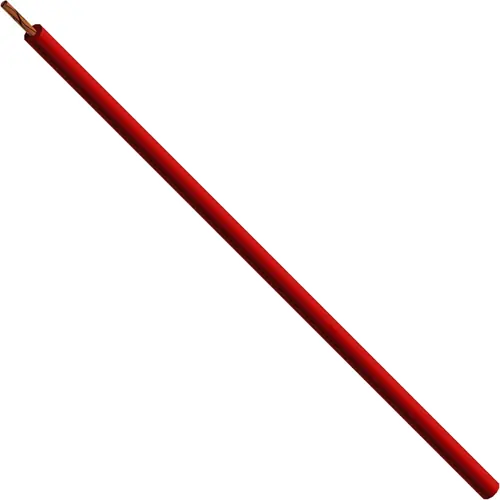 Silikon-Schaltlitze, höchstflexibel, halogenfrei, Cableline, 0,5 mm², 256 x 0,05 mm, rot, Außen-Ø 2,7 mm, 61.7605-10022 Garantierte Lieferung