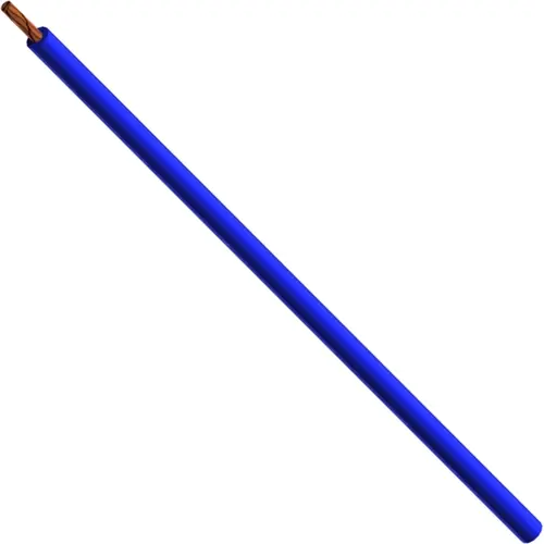 Silikon-Schaltlitze, höchstflexibel, halogenfrei, Cableline, 0,25 mm², 66 x 0,07 mm, blau, Außen-Ø 1,7 mm, 61.7551-10023 Garantierte Lieferung
