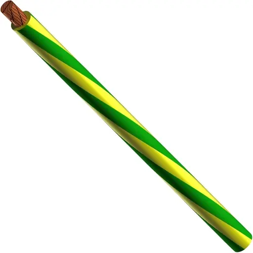 Super-Preis PVC-Schaltlitze, hochflexibel, Cableline, 4,0 mm², 1036 x 0,07 mm, grün/gelb, Außen-Ø 4,8 mm, 15.2010-10020