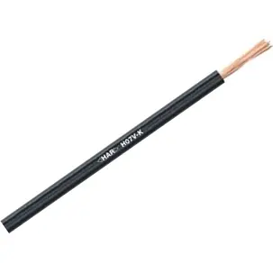 PVC-Schaltlitze, hochflexibel, H07V-K, 10 mm², grün/gelb, Außen-Ø 6,2 mm, H07V-K 10/6,2 GN/GE Wochenendangebot