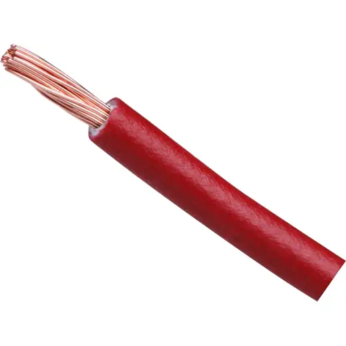 Markenprodukt PVC-Schaltlitze, hochflexibel, H07V-K, 16 mm², rot, Außen-Ø 7,4 mm, H07V-K 16/7,4 RT