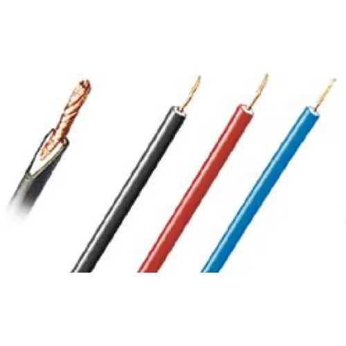 PVC-Hochspannungslitzenleitung, 0,5 mm², rot, Außen-Ø 5 mm Sonderaktion