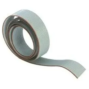 Flachbandkabel, 9-polig, RM 1.27 mm, 0,09 mm², AWG 28, PVC, grau, 09180097001 Mega-Angebot