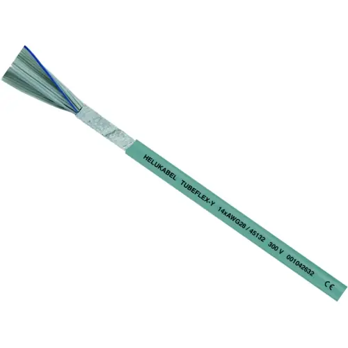 rundgeformte Flachbandleitung, 26-polig, RM 1.27 mm, 0,09 mm², AWG 28, PVC, grau, 45137 Sichere Zahlung
