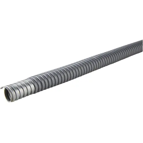 Finale Aktion Schutzschlauch mit Metallgeflecht, Innen-Ø 49 mm, Außen-Ø 56 mm, BR 205 mm, Stahl, verzinkt/PVC, grau, 64400180