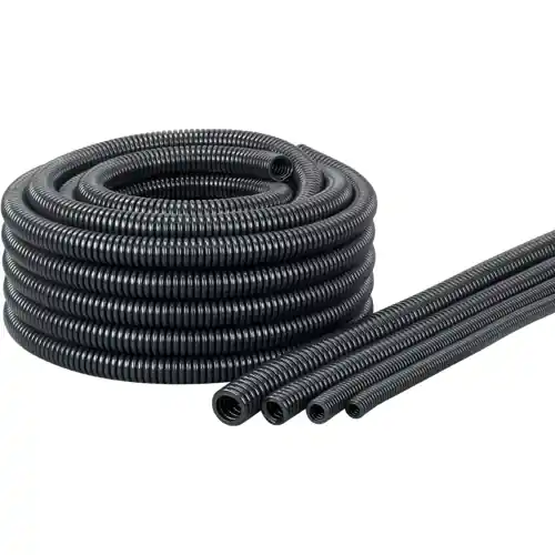 Schutzschlauch, Innen-Ø 90.4 mm, Außen-Ø 105.5 mm, BR 200 mm, PE, schwarz, 83101074 Online Kaufen