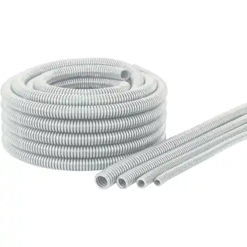 Schutzschlauch, Innen-Ø 36 mm, Außen-Ø 42.1 mm, BR 85 mm, PE, lichtgrau, 83101820 Sichere Zahlung