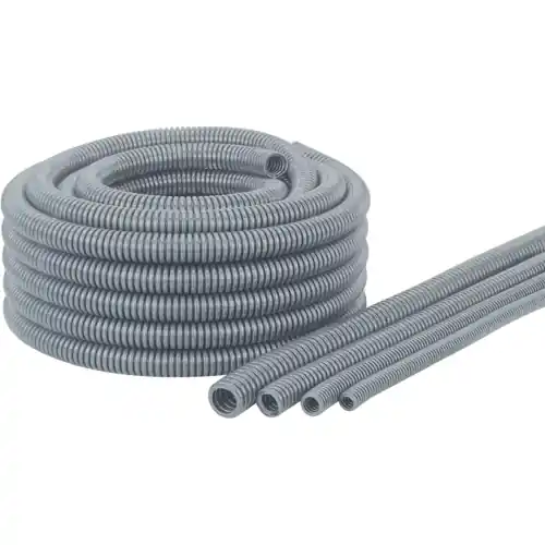 Schutzschlauch, Innen-Ø 22.6 mm, Außen-Ø 33.8 mm, BR 57 mm, PE, grau, 83102020 Online Kaufen