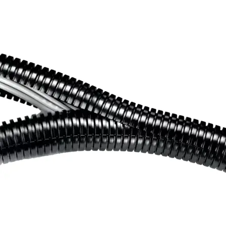 Schutzschlauch, Innen-Ø 32.3 mm, Außen-Ø 43.5 mm, BR 200 mm, PA, schwarz, 83164262 Ausverkauf