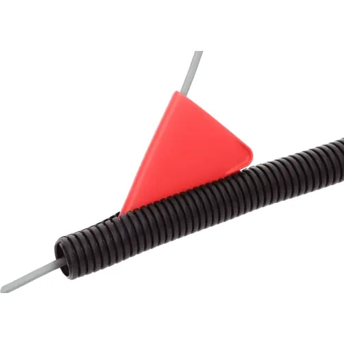 Kabelschutzschlauch, Innen-Ø 28 mm, Außen-Ø 34.3 mm, BR 280 mm, PP, schwarz, 83201426 Schneller Versand