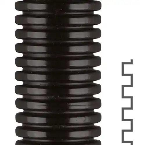 Wellschlauch, Innen-Ø 91 mm, Außen-Ø 106 mm, BR 225 mm, PA, grau, 10206201095 Begrenztes Angebot