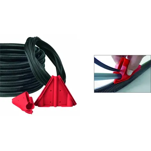 Preiswert Wellschlauch mit Schlitz, Innen-Ø 35.5 mm, Außen-Ø 42.5 mm, BR 65 mm, PA, schwarz, 10255202136