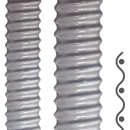 Jetzt Bestellen Spiral-Schutzschlauch, Innen-Ø 15 mm, Außen-Ø 19 mm, BR 15 mm, PVC, grau, 12030101015