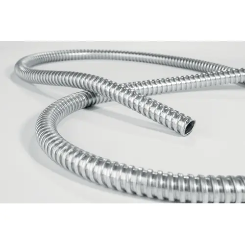 Schutzschlauch, Innen-Ø 16.9 mm, Außen-Ø 20.6 mm, BR 45 mm, Stahl, verzinkt, silber, 166-30103 Super-Preis