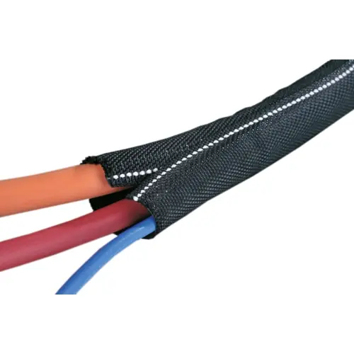 Selbstschließender Schutzschlauch, Innen-Ø 5 mm, Außen-Ø 8 mm, Polyester, schwarz, 170-01101 Heißes Angebot