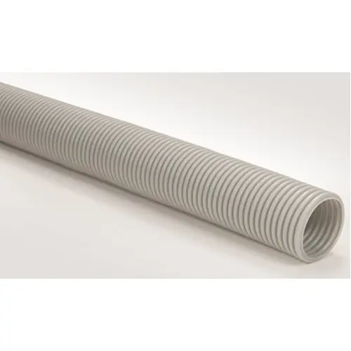 Wellschlauch, Innen-Ø 16.7 mm, Außen-Ø 21.2 mm, BR 40 mm, PE, grau, 169-22171 Kostenloser Rückversand