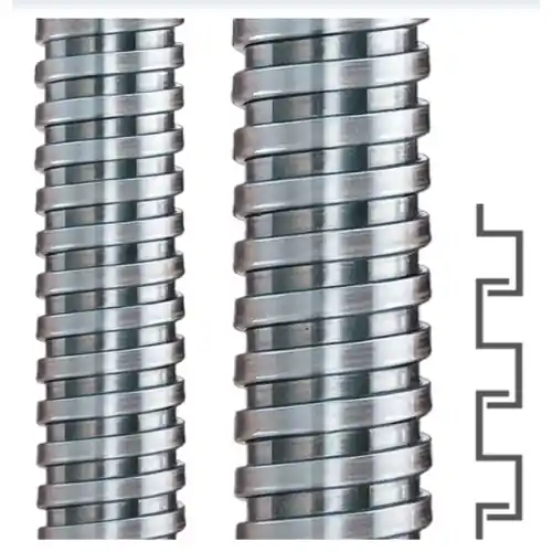Markenprodukt Schutzschlauch, Innen-Ø 7.8 mm, Außen-Ø 10 mm, BR 20 mm, Edelstahl, 11010801008