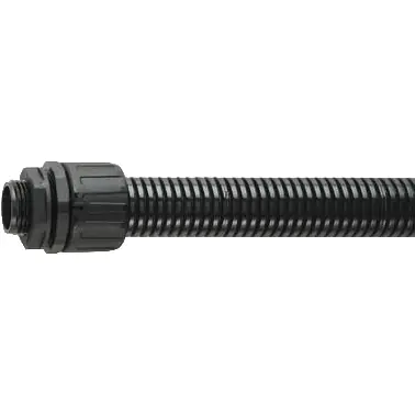 Wellschlauch, Innen-Ø 10 mm, Außen-Ø 13 mm, BR 25 mm, PA, schwarz, 0630 0131 010 Kracherpreis