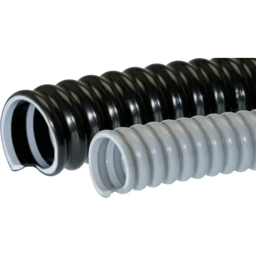 Aktuell Spiral-Schutzschlauch, Innen-Ø 12 mm, Außen-Ø 16.5 mm, PVC, grau, 07400032013