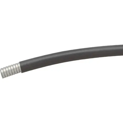 Schutzschlauch, Innen-Ø 40.3 mm, Außen-Ø 47.8 mm, Stahl, verzinkt, schwarz, 97668 Nur Für Kurze Zeit