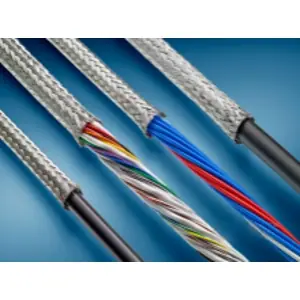 Metall-Geflechtschlauch, Innen Ø 4 mm, Bereich 3,5-7,5 mm, silber, -65 bis 150 °C, D561523001 Preiswert