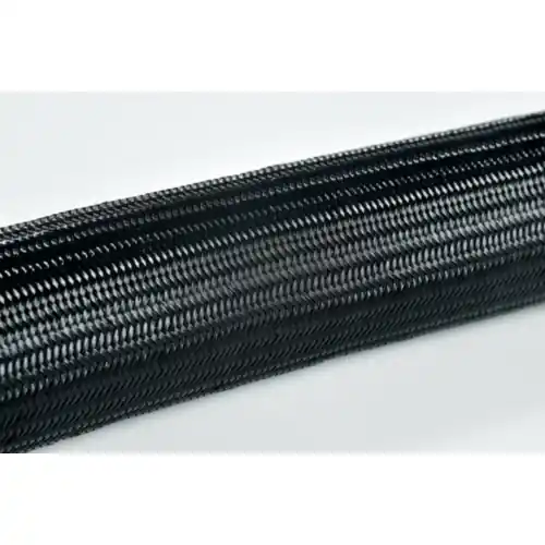 Kunststoff-Geflechtschlauch, Innen Ø 40 mm, Bereich 30-44 mm, schwarz, halogenfrei, -60 bis 150 °C, 170-44000 Neuheit