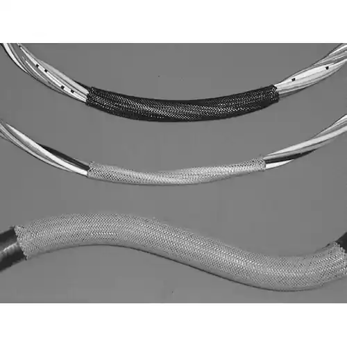 Saisonangebot Kunststoff-Geflechtschlauch, Bereich 3,2-9,5 mm, weiß, -50 bis 150 °C, E113174001