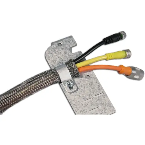 Kunststoff-Geflechtschlauch, Bereich 18-35 mm, silber, halogenfrei, -40 bis 150 °C, 06370019000 Solange Der Vorrat Reicht