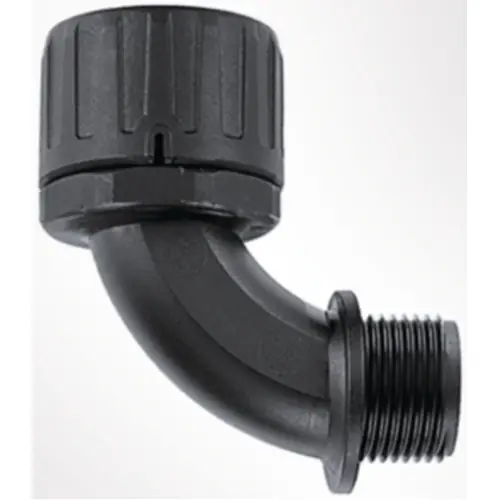 90° Schlauchverschraubung, PG29, 34 mm, PA, IP66, schwarz, (L) 75 mm, 166-22216 Direkt Vom Hersteller