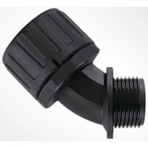 Beliebt 45° Schlauchverschraubung, PG36, 42 mm, PA, IP66, schwarz, (L) 98 mm, 166-23411