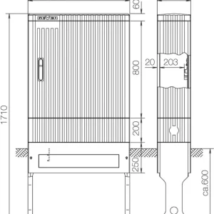 Direkt Vom Hersteller ABN Anschlusssäule SL177