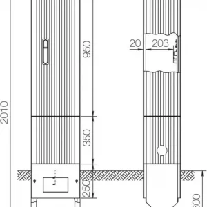 ABN Anschlusssäule SL202 Sonderaktion