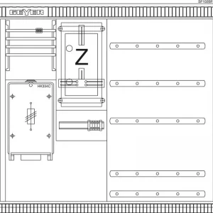 ABN Festplatzverteilerschrank SF102BF8 Neu