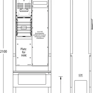 Kostenloser Rückversand uesa Zähleranschlußsäule ZAS-S-1-1MP Netze BW