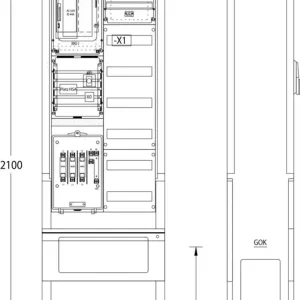 Finale Aktion uesa Zähleranschlußsäule ZAS-S1-1VF S.Hamburg