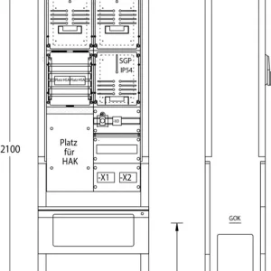 uesa Zähleranschlußsäule ZAS-S-2-TSG E.DIS Jetzt Kaufen