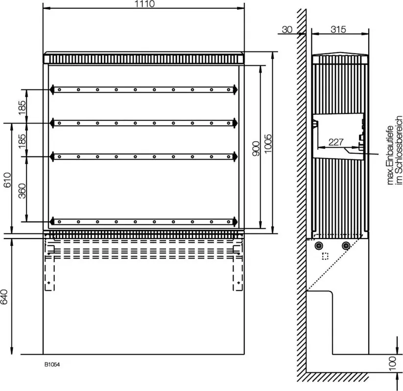 ABN Kabelverteilerschrank SK102GA Neue Kollektion