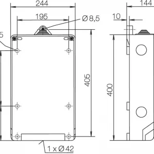 ABN Hausanschlusskasten HS434C Schnäppchen